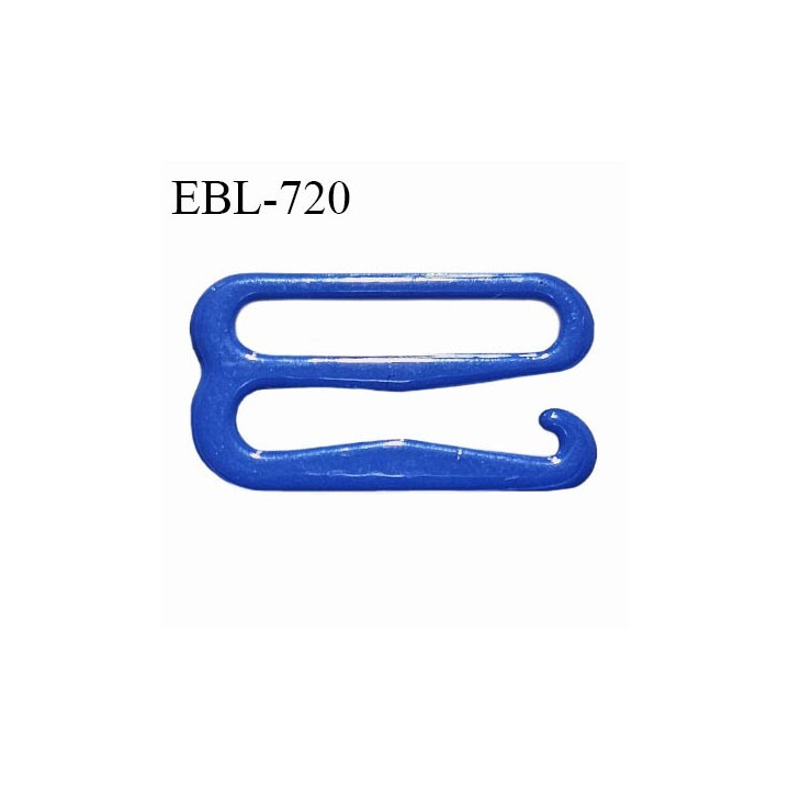Crochet 18 mm de réglage bretelle soutien gorge en métal laqué couleur bleu océan prix à l'unité