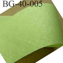 biais ruban galon a plat à plier en coton couleur vert largeur 4 cm vendue au mètre