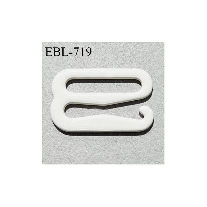 Crochet 12 mm de réglage bretelle soutien gorge en métal laqué couleur naturel largeur intérieur 12 mm prix à l'unité