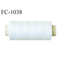Bobine 500 m fil Polyester n° 80 naturel 500 mètres fil européen bobiné en Europe ou France certifié oeko tex