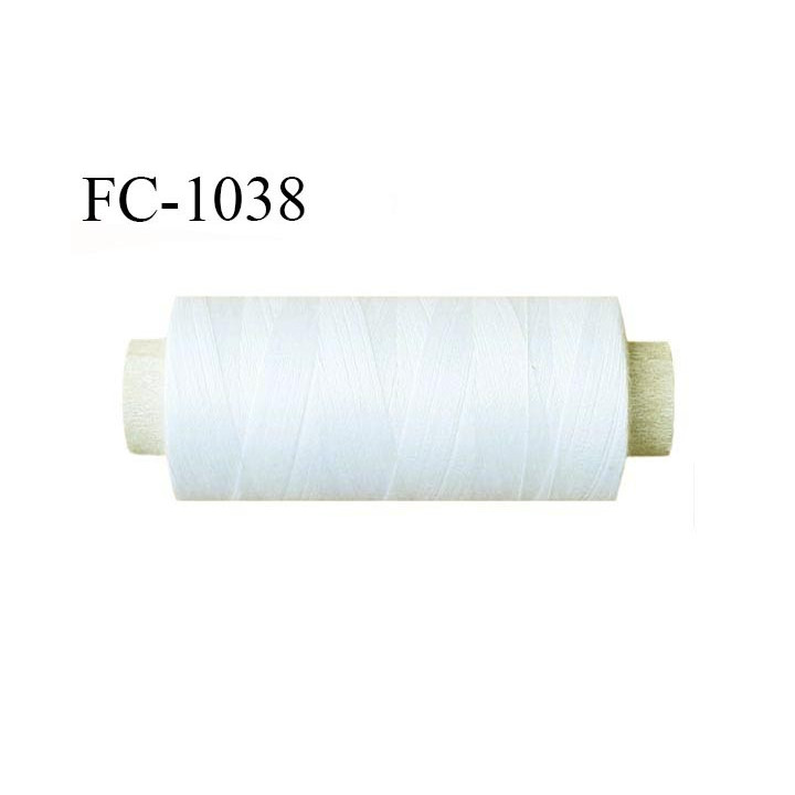 Bobine 500 m fil Polyester n° 80 naturel 500 mètres fil européen bobiné en Europe ou France certifié oeko tex