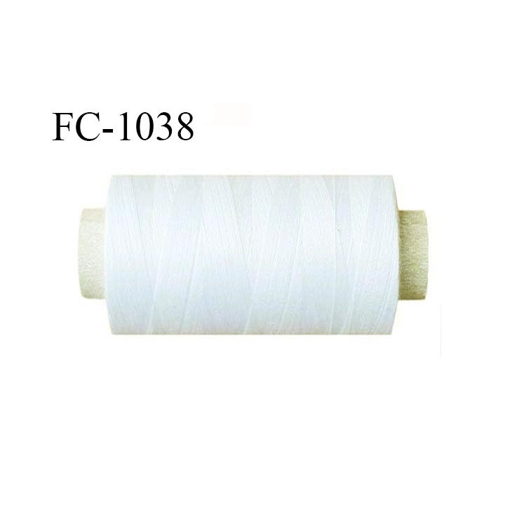 Bobine 1000 m fil Polyester n° 80 naturel 1000 mètres fil européen bobiné en Europe ou France certifié oeko tex