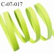 Cordon galon lacet tube largeur 6 mm couleur vert pomme prix au mètre