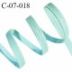 Cordon galon lacet tube largeur 6 mm couleur bleu lagon prix au mètre