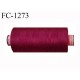 Bobine 1000 m fil Polyester n° 120 couleur bordeaux ou bourgogne longueur 1000 mètres grande marque