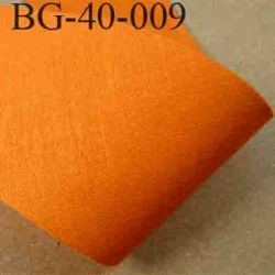 biais ruban galon a plat à plier en coton couleur orange largeur 4 cm vendu au mètre