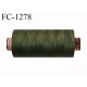 Bobine 1000 m fil Polyester n° 120 couleur vert longueur 1000 mètres grande marque