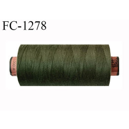 Bobine 1000 m fil Polyester n° 120 couleur vert longueur 1000 mètres grande marque