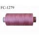 Bobine 1000 m fil Polyester n° 120 couleur rose balais longueur 1000 mètres grande marque