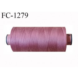 Bobine 1000 m fil Polyester n° 120 couleur rose balais longueur 1000 mètres grande marque