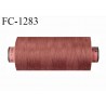 Bobine 1000 m fil Polyester n° 120 couleur marron cuir longueur 1000 mètres grande marque