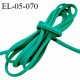 Cordon élastique 5 mm ou cache armature underwire casing galon lingerie et bain couleur vert prix au mètre