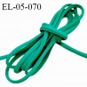 Cordon élastique 5 mm ou cache armature underwire casing galon lingerie et bain couleur vert prix au mètre