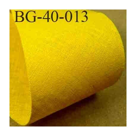biais ruban galon a plat à plier en coton couleur jaune bouton d'or largeur 4 cm vendue au mètre