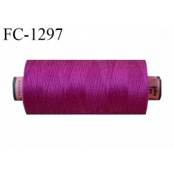 Bobine 1000 m fil Polyester n° 120 couleur fuschia longueur 1000 mètres grande marque