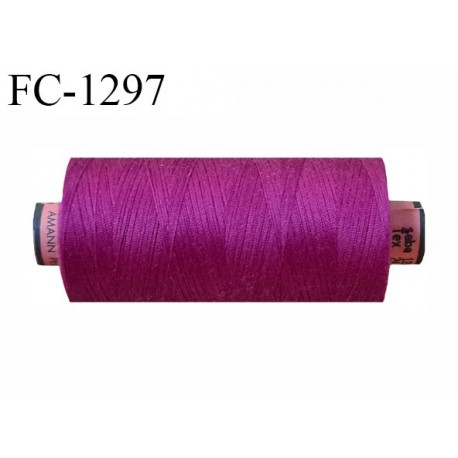 Bobine 1000 m fil Polyester n° 120 couleur fuschia longueur 1000 mètres grande marque