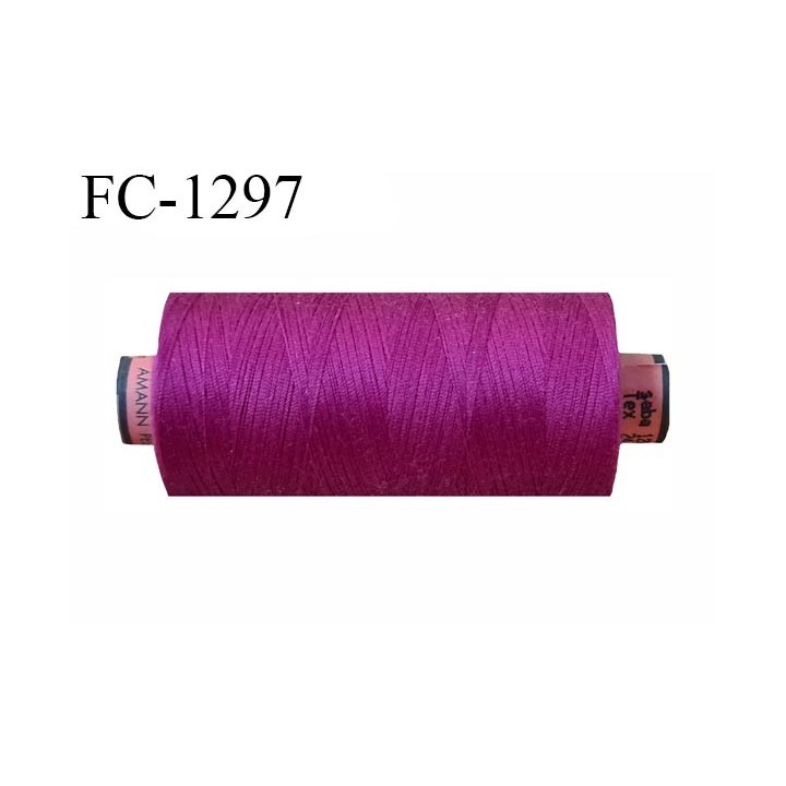Bobine 1000 m fil Polyester n° 120 couleur fuschia longueur 1000 mètres grande marque