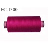 Bobine 1000 m fil Polyester n° 120 couleur fuschia foncé longueur 1000 mètres grande marque