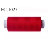 Bobine 500 m fil Polyester n° 80 couleur rouge 500 mètres fil européen bobiné en Europe ou France certifié oeko tex