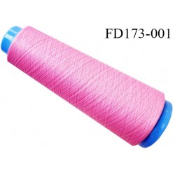 Destockage cone 3000 mètres de fil mousse polyester fil n°120 grande marque couleur rose malabar longueur 3000 m