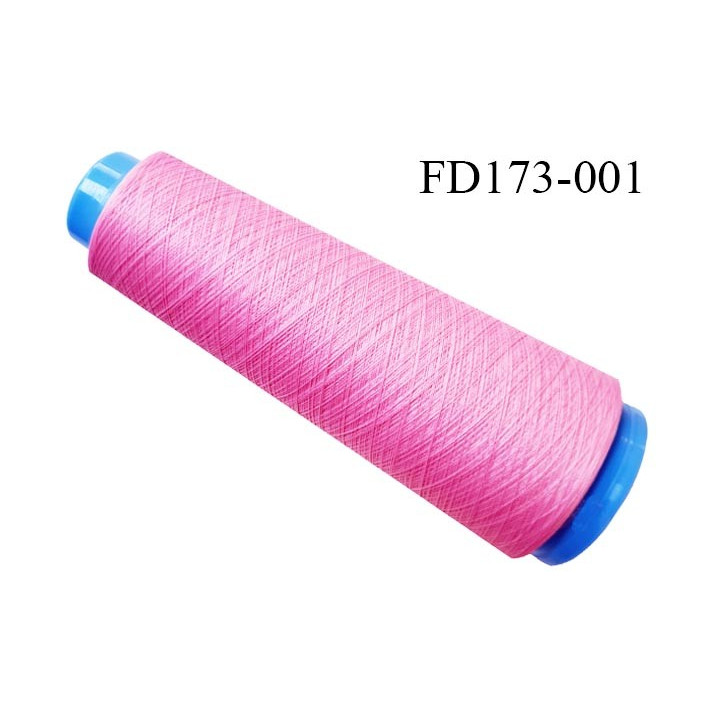 Destockage cone 3000 mètres de fil mousse polyester fil n°120 grande marque couleur rose malabar longueur 3000 m