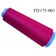 Destockage cone 3000 mètres de fil mousse polyester fil n°120 grande marque couleur fuschia foncé longueur 3000 m