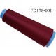 Destockage cone 3000 mètres de fil mousse polyester fil n°120 de grande marque couleur bordeaux ou bourgogne longueur 3000 m