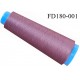 Destockage cone 3000 mètres fil mousse polyester n°120 de grande marque couleur vieux rose longueur 3000 m