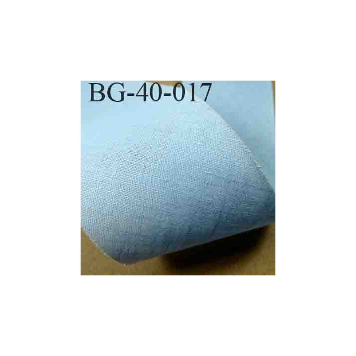 biais ruban galon a plat à plier en coton couleur bleu largeur 4 cm vendue au mètre