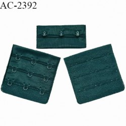 Agrafe 55 mm attache SG haut de gamme couleur vert cyprès 3 rangées 3 crochets largeur 55 mm hauteur 55 mm prix à l'unité