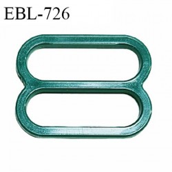 Réglette 19 mm de réglage de bretelle pour soutien gorge et maillot de bain en pvc vert largeur intérieure 19 mm prix à l'unité