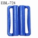 Boucle clip 25 mm attache réglette pvc spécial maillot de bain couleur bleu largeur du passage intérieur 25 mm prix à l'unité