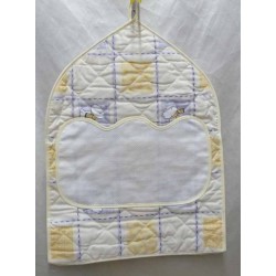 porte couche à broder coton imprimé