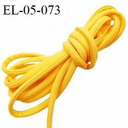 Cordon élastique 5 mm ou cache armature underwire casing galon lingerie et bain couleur jaune prix au mètre