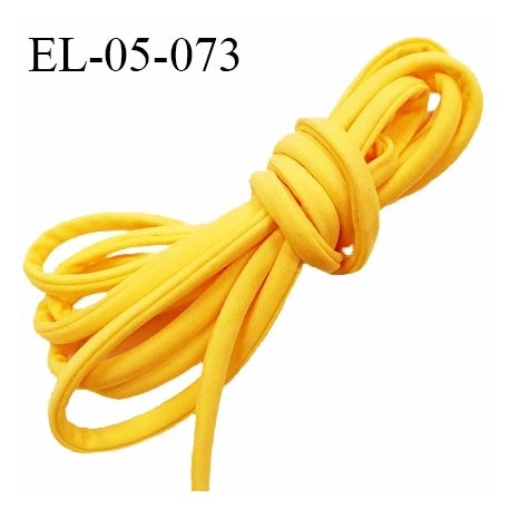Cordon élastique 5 mm ou cache armature underwire casing galon lingerie et bain couleur jaune prix au mètre