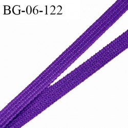 Droit fil à plat 6 mm spécial lingerie et couture du prêt-à-porter couleur violet orchidée prix au mètre