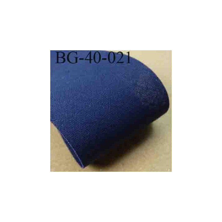 biais ruban galon a plat à plier en coton couleur bleu largeur 4 cm vendue au mètre