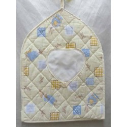 porte couche à broder coton imprimé