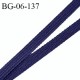 Droit fil à plat 6 mm spécial lingerie et couture du prêt-à-porter couleur bleu nuit fabriqué en France prix au mètre