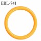 Anneau de réglage 16 mm en pvc couleur jaune orangé diamètre intérieur 16 mm diamètre extérieur 20 mm