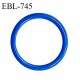 Anneau de réglage 14 mm en pvc couleur bleu diamètre intérieur 14 mm diamètre extérieur 17 mm épaisseur 2 mm prix à l'unité