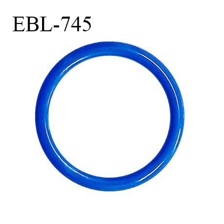Anneau de réglage 14 mm en pvc couleur bleu diamètre intérieur 14 mm diamètre extérieur 17 mm épaisseur 2 mm prix à l'unité