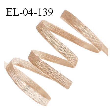 Elastique 4 mm fin spécial lingerie polyamide élasthanne couleur chair clair ou sable doré grande marque fabriqué en France