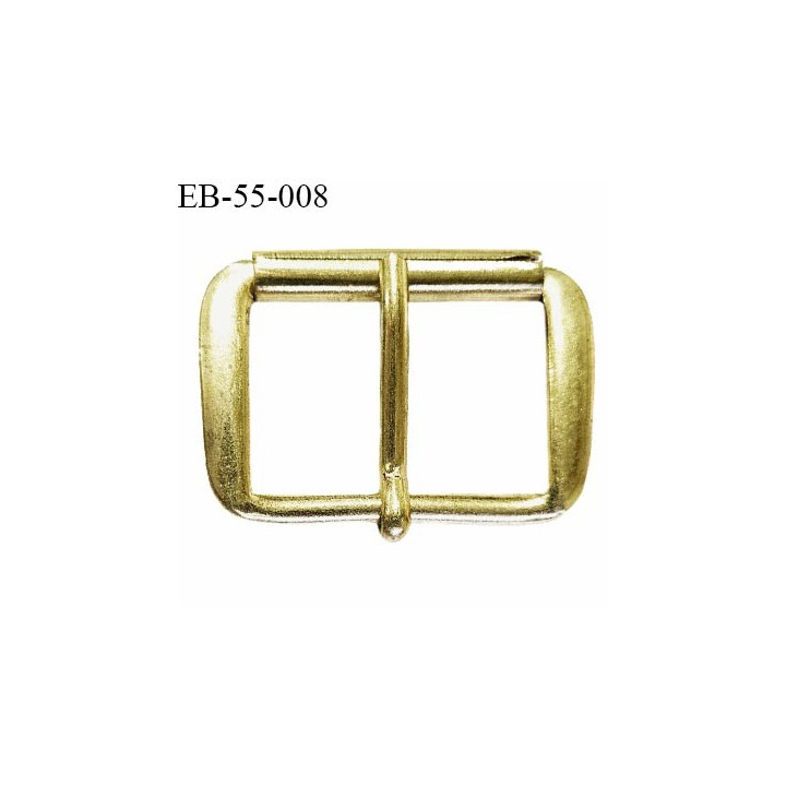 Boucle 55 mm métal couleur or vieilli largeur extérieur 55 mm intérieur 40 mm prix à la pièce