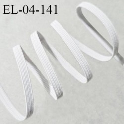 Elastique couture 4 mm polygomme largeur 4 mm allongement +220% prix au mètre