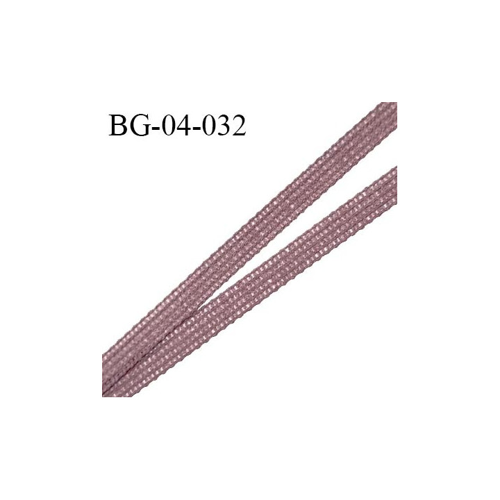 Droit fil à plat 4 mm spécial lingerie et couture du prêt-à-porter polyester couleur marron muscade prix au mètre