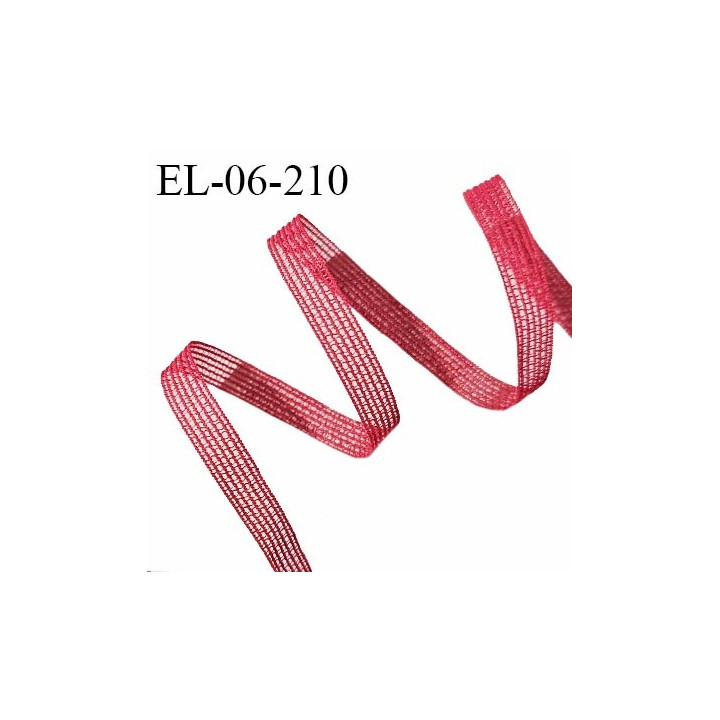 Elastique 6 mm haut de gamme lingerie et autres couleur rouge élastique fin ajouré et souple allongement +120% prix au mètre