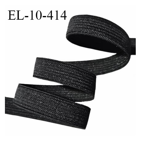Elastique couture 10.5 mm couleur noir largeur 10.5 mm allongement + 160% prix au mètre
