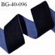 Galon ruban velours 40 mm couleur bleu largeur 40 mm prix au mètre