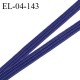 Elastique 4 mm spécial lingerie et couture couleur bleu marine grande marque fabriqué en France élastique très souple